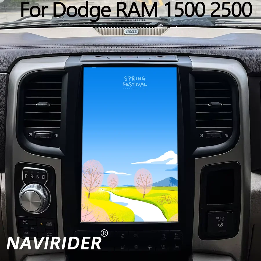 

13-дюймовая сенсорная автомагнитола на Android для Dodge RAM 1500 2500 2014-2018 с Bluetooth, CarPlay, Android Auto, GPS и мультимедийным головным устройством