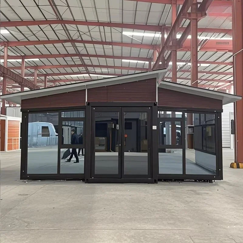 20FT 40FT Prefabricated Container House Small Tiny home Foldable Mobile Home Folding Expandable Portable Steel Structure House