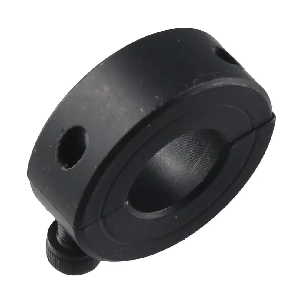 Carbon Steel Shaft Collars Black Inner Diameter 6-55mm Double Split Clamping Collar Hole Retaining Clamp Conveyor Belt Systems