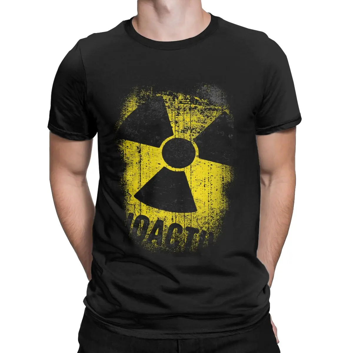 Let's Get RADIOACTIVE! Shadow Of Chernobyl Zone Stalker vdieo game 100% Cotton printed T Shirt for men plus size Tops Printed