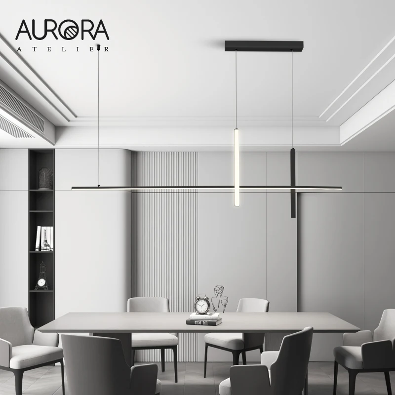 

Pendant Lights Modern Simple Dining Room Lights For Kitchen Long Chandelier Living Room Pendant Lamp Home Decoration Lighting