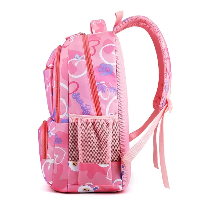 Kids Cute Printed School Backpack Nylon Waterproof Schoolbags for Primary Student Girls and Boys Kawaii Children's Shoulder Bags