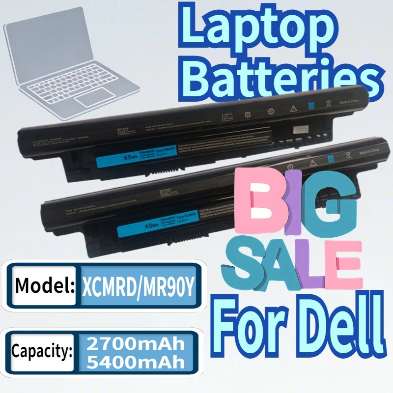 

MR90Y XCMRD Laptop Battery for Dell Inspiron 15 3000 Series 3521 3531 3537 15R 5537 5521 17R 3721 3737 5737 14R 3421 5421 7447