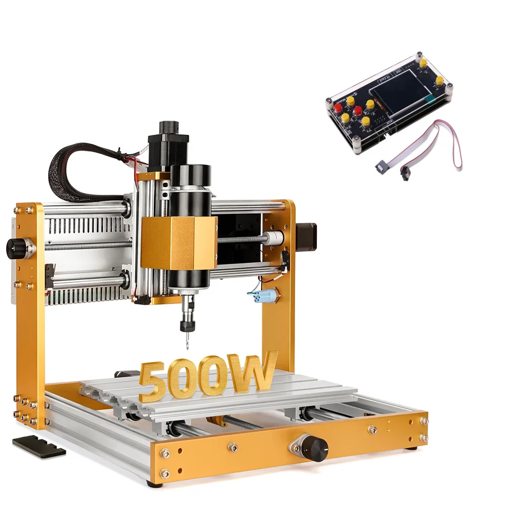 Dreiachsige Graviermaschine, AC-Stromversorgung, Massivholzbrett, Acryl, Strass, Kleidung, Relief, Schlitzen, 3018, Desktop-Gravur