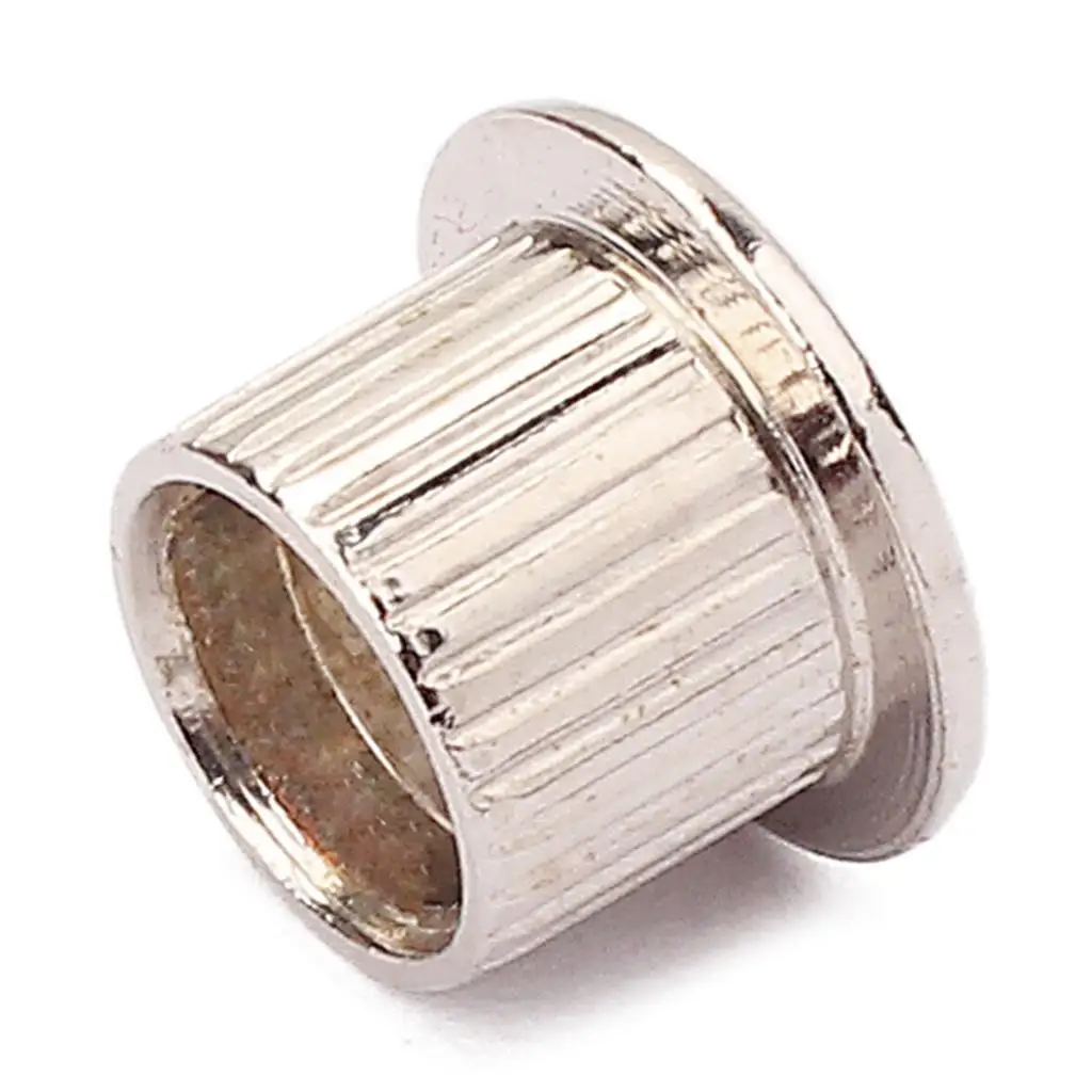 Guitar Bushings Vintage Style Silver Adapter Ferrules Replacement 8mm Parts for Electric Guitar Pegs