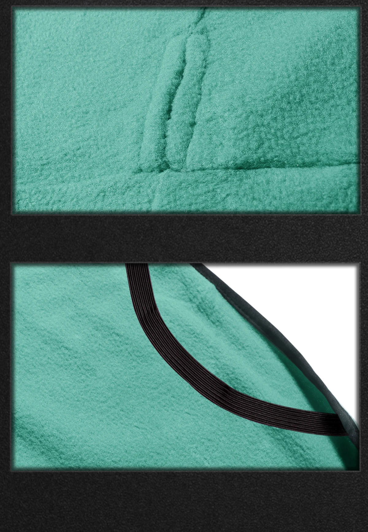 Warmer Hundemantel mit hohem Kragen und verstellbarem Riemen, weiche, thermische, winddichte Winter-Hundejacke, dehnbares, bequemes Haustier-Outfit für L – Detail 9