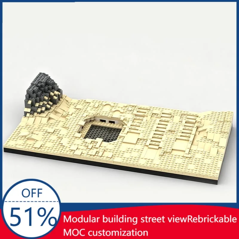 

957 Pcs MOC Robots In The Desert Model Display DIY Building Block Technology Assembly Creative Type Toy Children Birthday Gifts