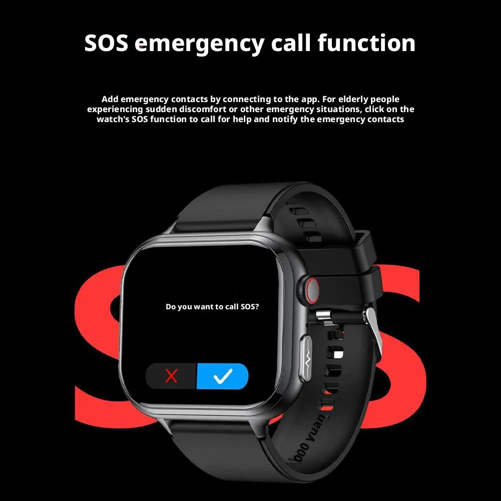 

Смарт-часы 2025 для мужчин и женщин, фитнес, Bluetooth-вызов, электрокардиограма, мониторинг сердечного ритма T8L9