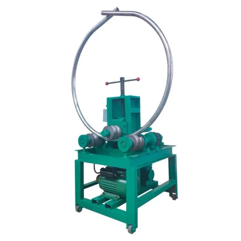 50mm 63mm 67mm round square metal steel pipe bender machine three rollers tube bending machine