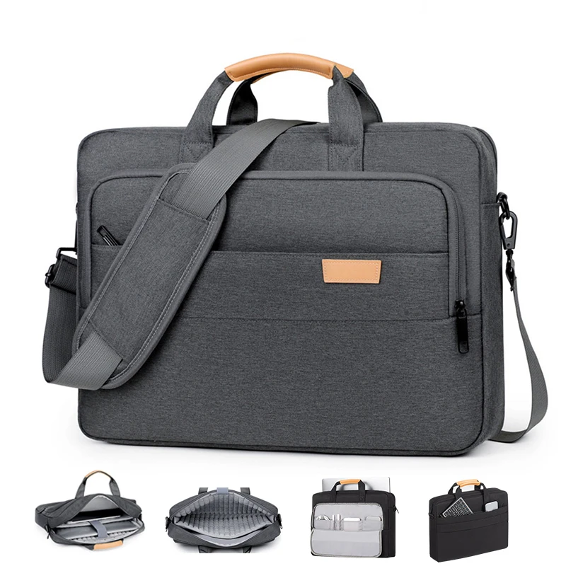 14 15.6 16 17 17.3 Inch Laptop Bag Men Carrying Briefcase Messenger Computer Shoulder Bags for MacBook Lenovo HP LG Dell Xiaomi