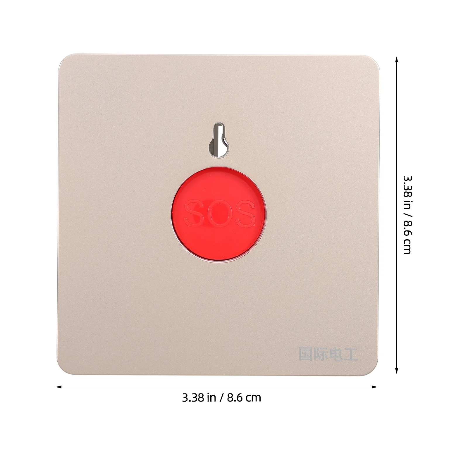 2 قطعة لوحة الطوارئ اليدوية إنذار نقطة الاتصال مع مفتاح التبديل 86-نوع زر إعادة الضبط للسلامة من الحرائق في الأماكن العامة