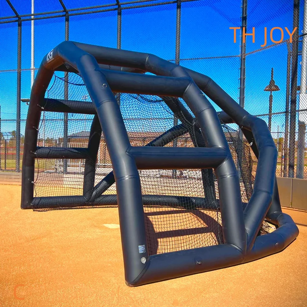 Commercial PVC Inflatable Baseball Batting Cage, customized tennis golf cage Practice Tent