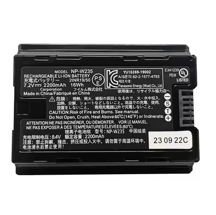 NP-W235 NP W235 NPW235 2200mah Battery for Fujifilm Digital Camera X-T4 XT5 GFX50S II GFX100S XH2S GFX 100S X-H2 GFX50R BC-W235