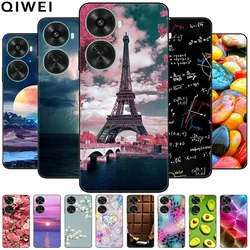 For Huawei Nova 12 SE Case Soft TPU Flowers Beautiful Pattern Phone Cases for Nova12SE Nova 12SE Protect Covers Silicone Capas