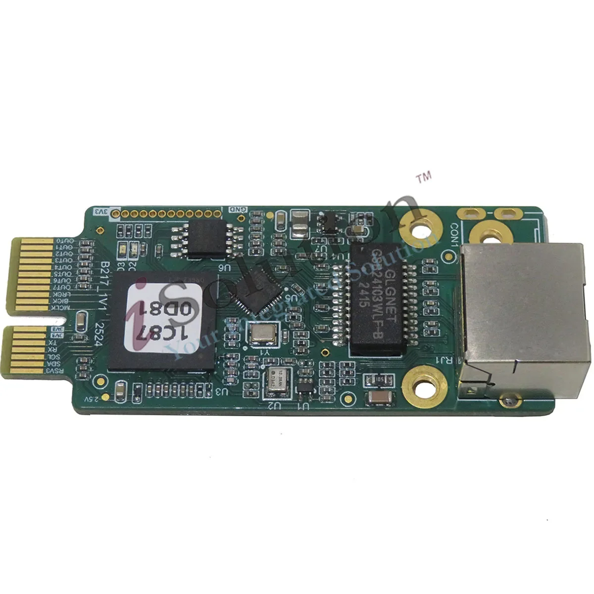 Audiocom AES67 B217 32x32 channel audio network transmission module