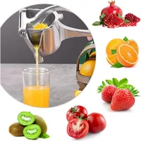 Manual Juicer, Fruit Juice Squeezer, Detachable Heavy Duty Citrus Squeezer Extractor Tool, Premium Quality Metal Alloy Squeezer 3