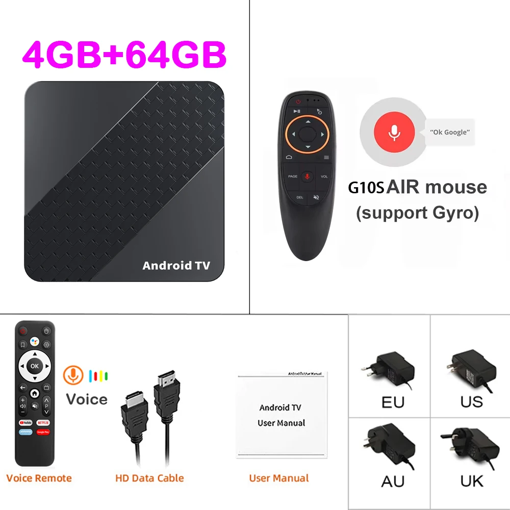 4G 64G Voice Remot