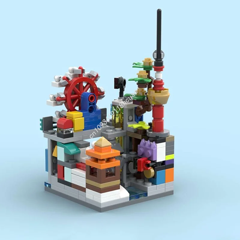 

213pcs MOC Monkey Mall nan Model Building blocks Birthday DIY Brick toys Architecture idea Kids Christmas gifts