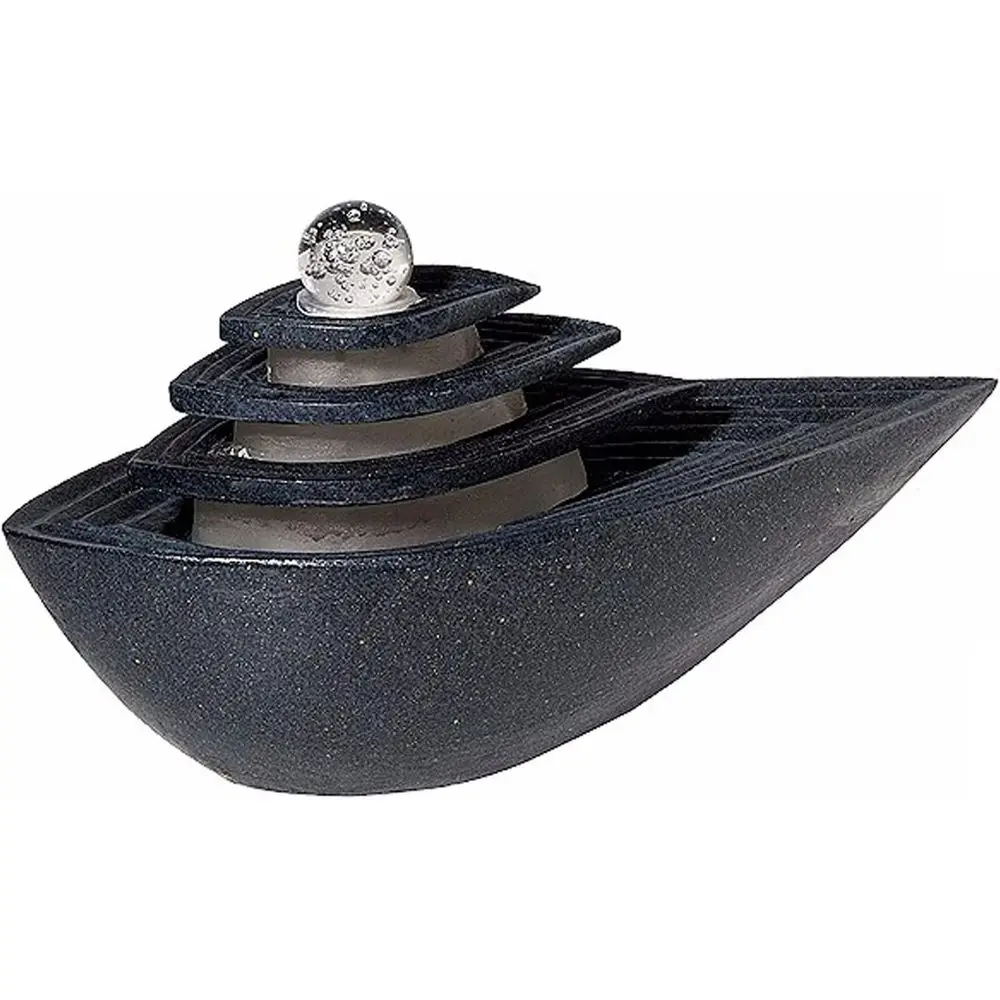 

Indoor Tabletop Fountain with LED Light, Rolling Ball Desktop Waterfall Home Decor Centerpiece
