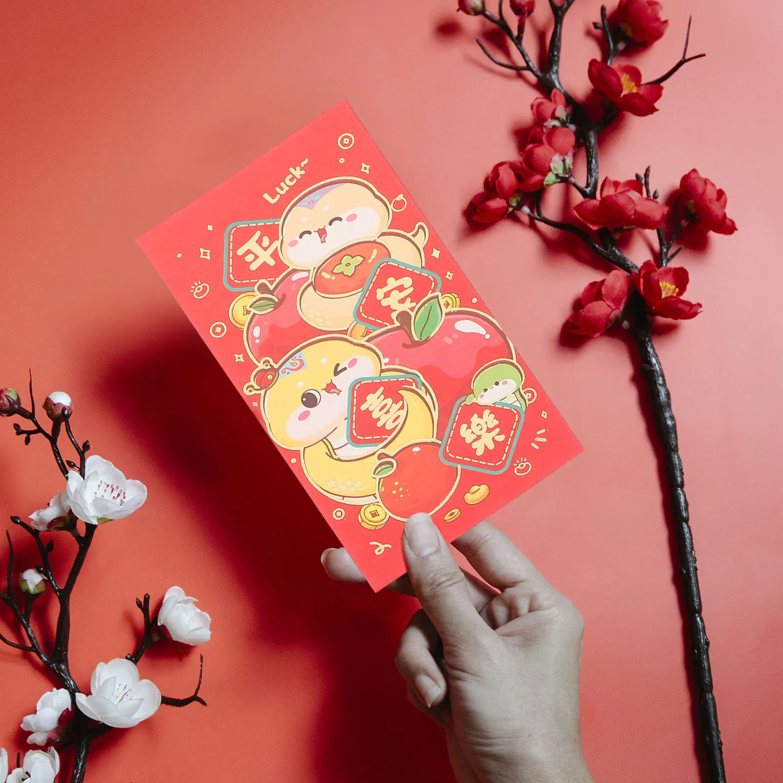 

Red Envelope Bag Cash Envelopes for Money Large Pearl Paper China New Year Decorations