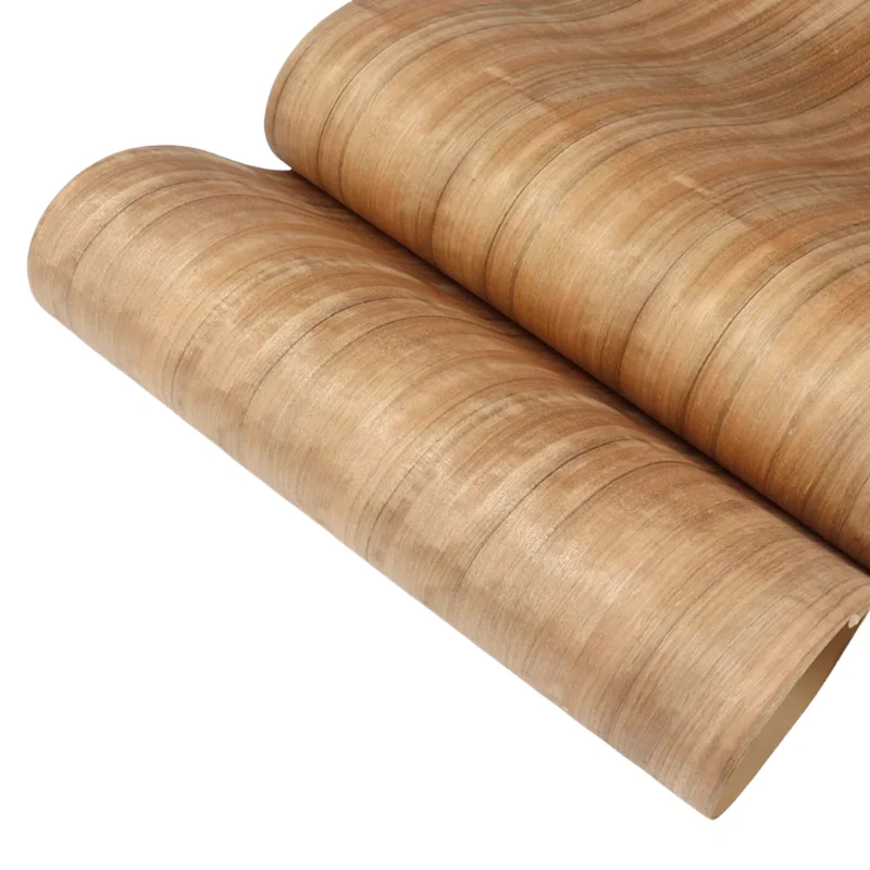 

L:250*58cm T:0.25mm Natural Walnut Ebony Wood Veneer Sheets Perfect Furniture Cabinets DIY Renovation(backing Kraft paper)