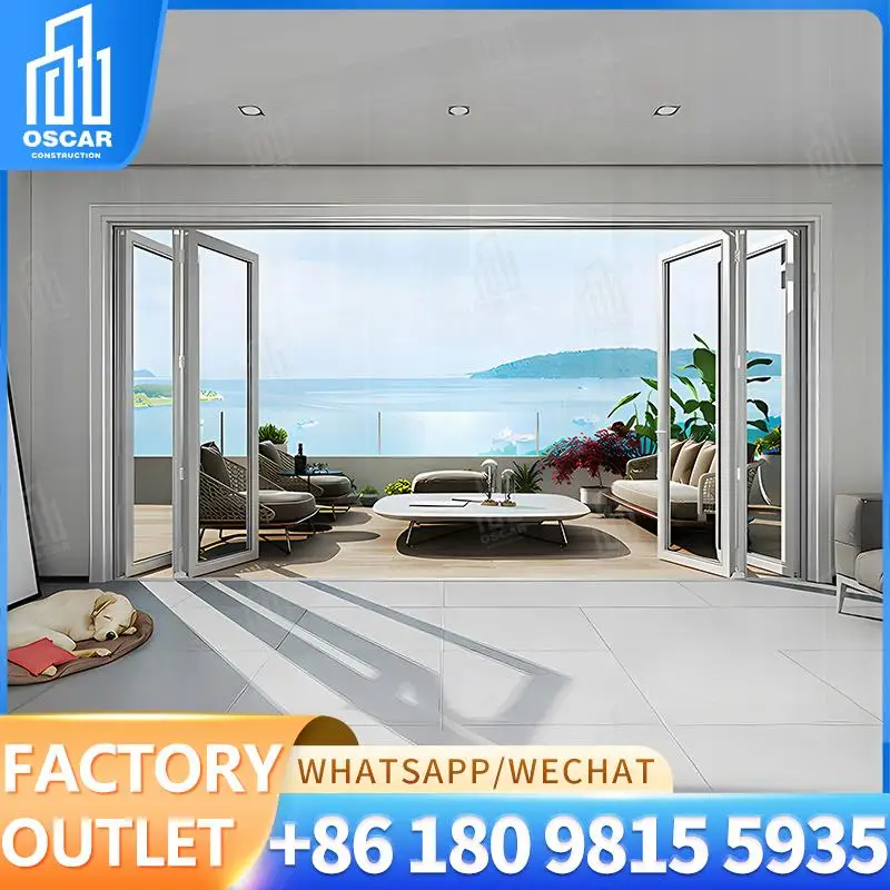 

Customizable Bifold Style Doors Ideal for European Commercial Spaces Factory Made Bifold Door