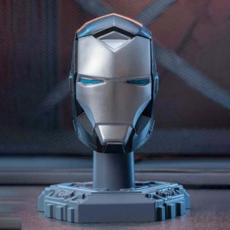 Iron Man boîte aveugle jouet tête Sculpture assemblage série Figurines modèles Anime périphérique décorations de bureau