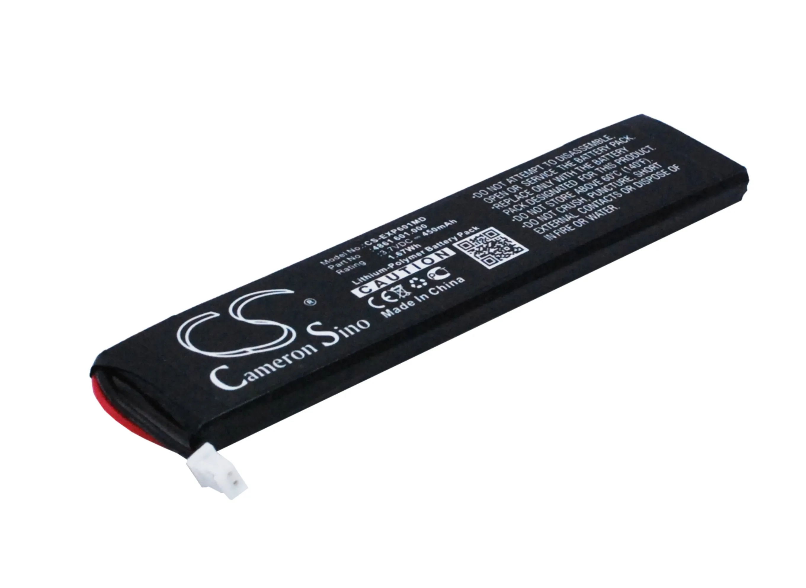 Li-Polymer Medical Battery for Eppendorf 3.7v 450mAh