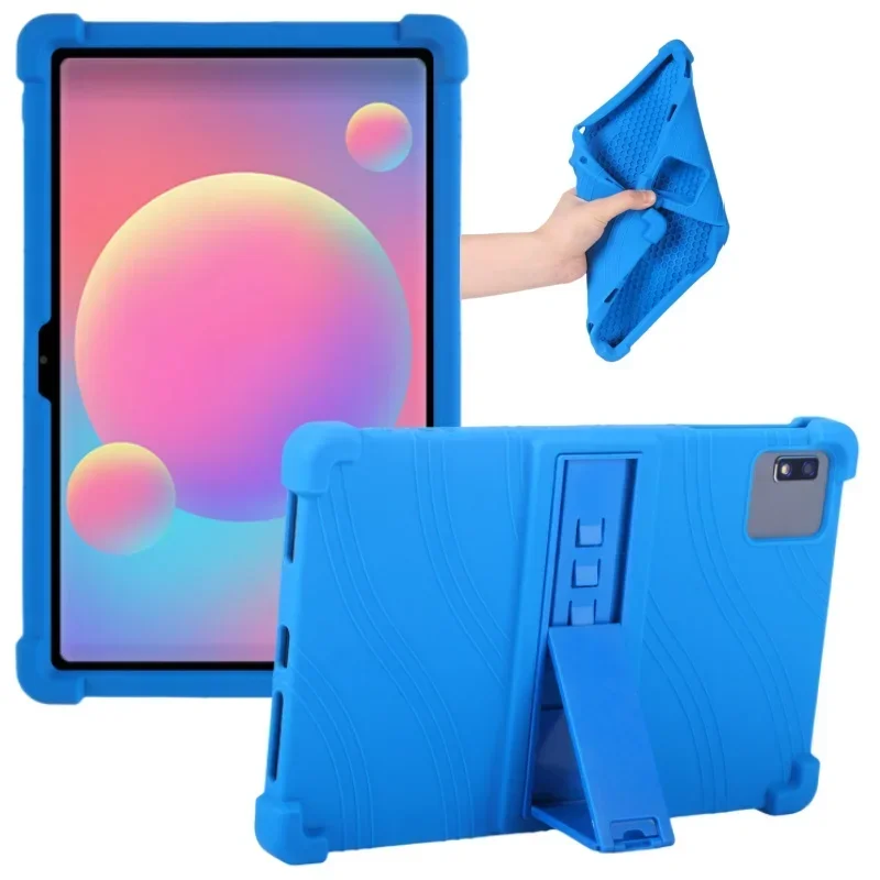 Funda con soporte para Acer Iconia Tab P10 2023, Funda de 10,4 "Tablet PC, Protector a prueba de golpes, Funda sin JACK HOLE para auriculares de silicona