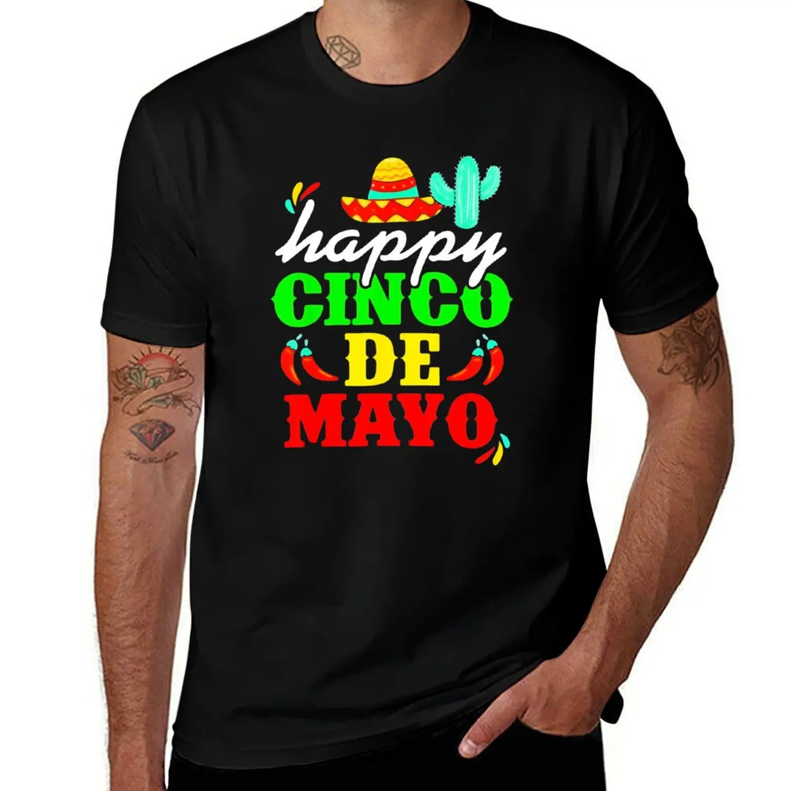 

Happy 5 De Mayo Cinco de Mayo Viva Mexico 5 De Mayo T-Shirt shirts graphic tees anime mens clothes