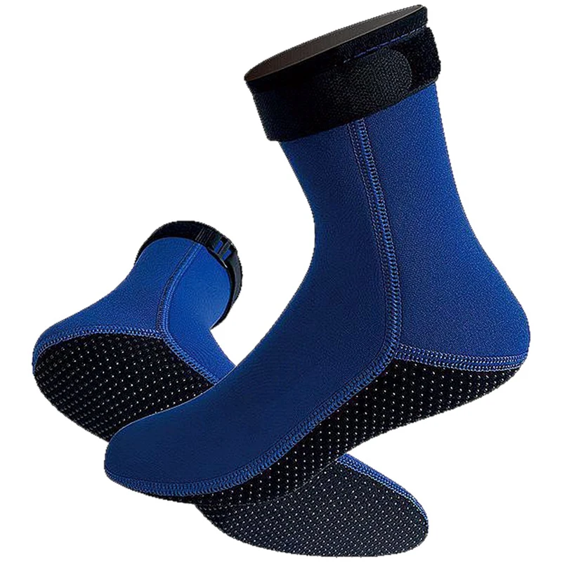 Calcetines de buceo de 3mm, medias térmicas de neopreno para agua y playa, botas antideslizantes para Rafting, esnórquel, navegación y natación