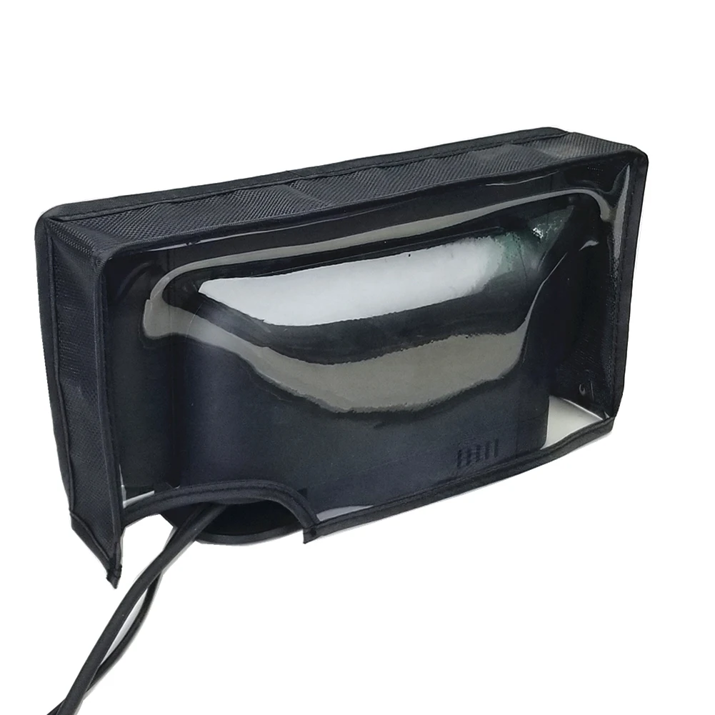 Capa protetora contra poeira para nintendo switch 2, nylon preto/transparente tpu, à prova d'água, capa protetora à prova de poeira para switch 2