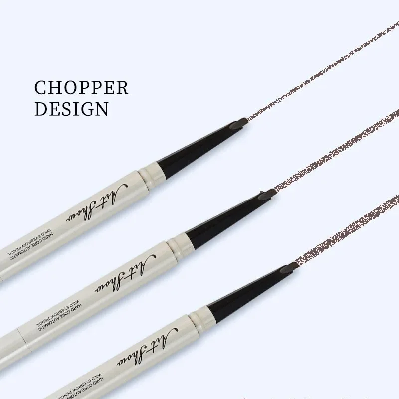 جديد الفن تظهر قلم الحواجب المهنية ماكياج العين الفنان مقاوم للماء قلم الحواجب البرية خط تصميم الجذر وفرع #3