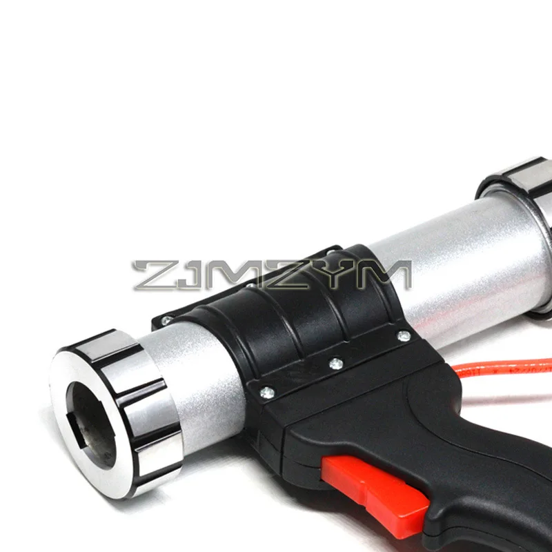 300ML regulowana prędkość pneumatyczny pistolet do klej do szkła NT-8002 o pojemności 6,8 bar z miernikiem pistolet do klejenia twardy pistolet do silikonu kleju