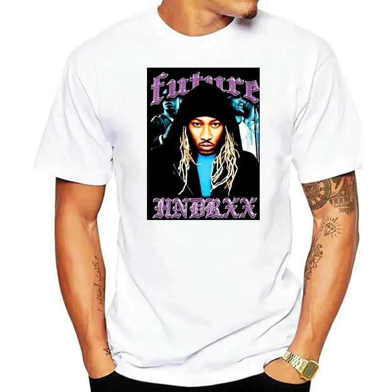Винтажная Футболка Future HNDRXX, мужские футболки с коротким рукавом и круглым вырезом, с принтом Хендрикс мигос Карди, цветная маска с принтом из игры End Game