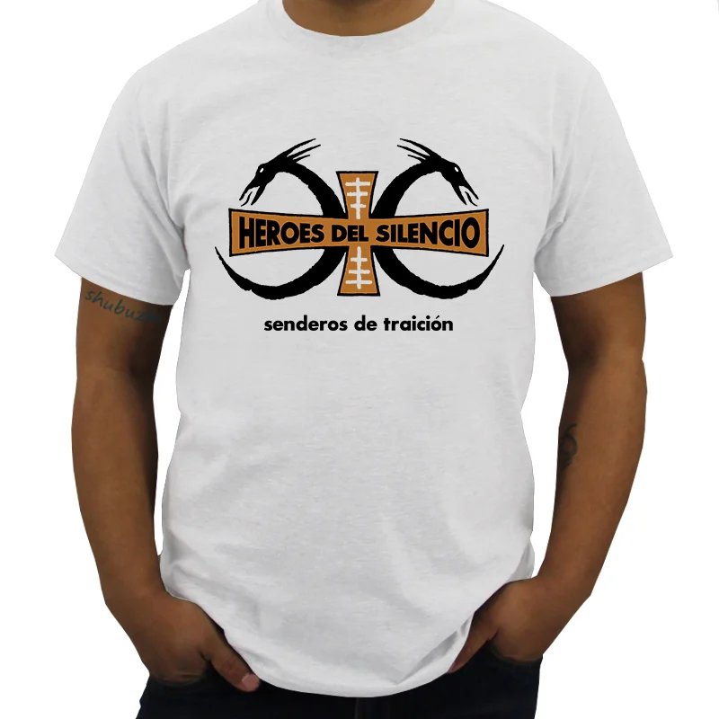 

cotton T-shirt brand top Heroes Del Silencio Senderos Bumbury T-Shirt (Sizes S-3Xl) Ready To Ship! Tee Shirt