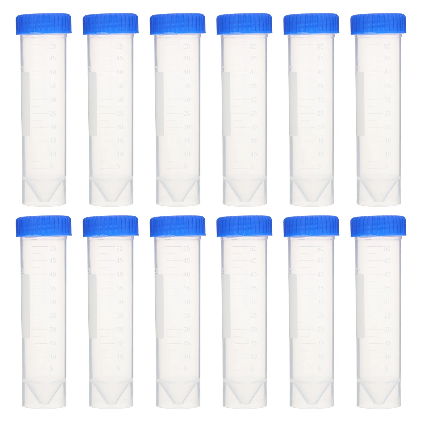 

50 Pcs Centrifuge Tube Test for Labs Conical Tubes with Caps Experiment Centrifugal Vials