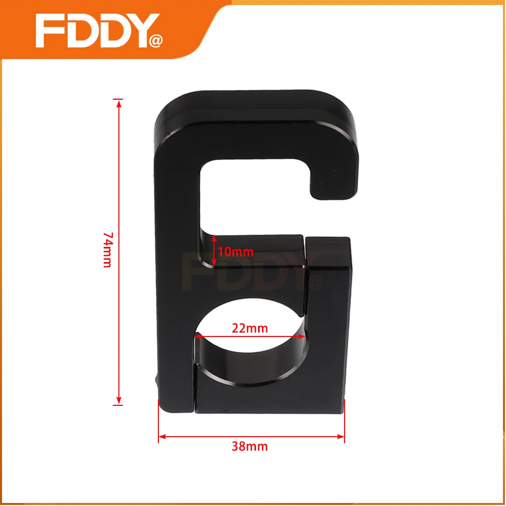 FDDY Motorcycle 22mm Handlebar Storage Hook Scooter Luggage Bag Hanger Helmet Claw Hook Hanger Hooks Aluminum Holder For Honda P