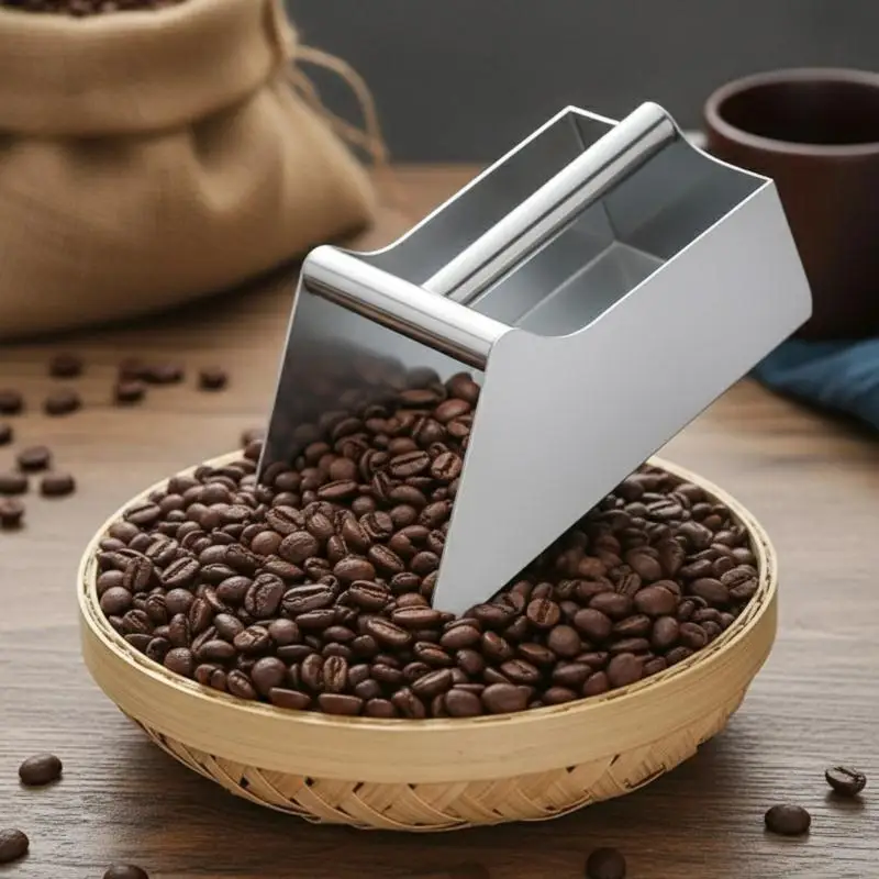 الفولاذ المقاوم للصدأ الغذاء المجارف أداة مطبخ متعددة الأغراض للحفلات القهوة الحلوى الدقيق الفشار تخدم الاستخدام المنزلي التجاري