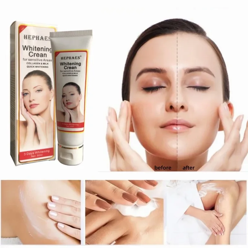 Body Whitening Cream Underarms for Face Knees Buttocks Whitening Remove Melanin Improve Dullness Nourish Brightening Skin Care