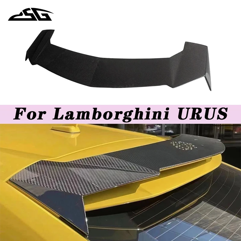 Car Rear Roof Spoiler For Lamborghini URUS 2017+ Carbon Fiber Rear Tail Wing Lip Splitter MSY Style Spoiler Body Kit