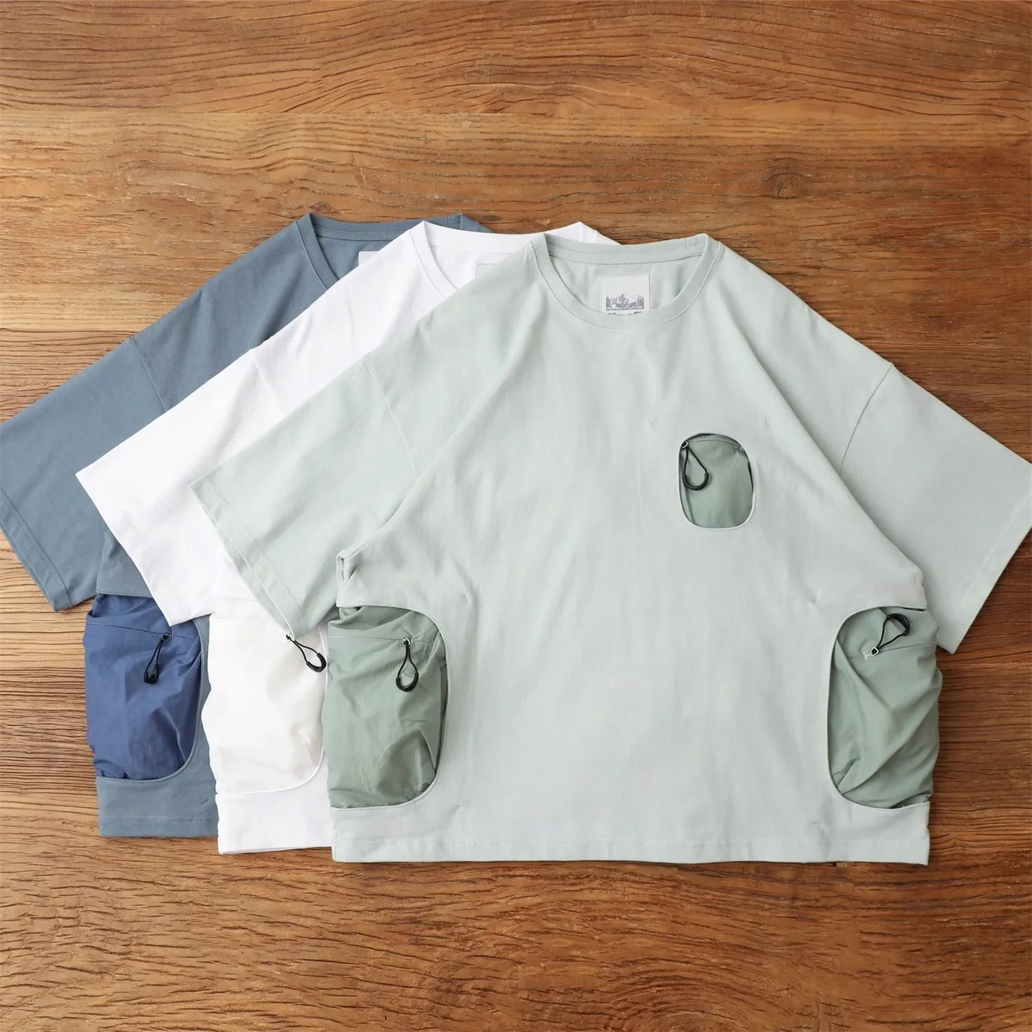 

Футболка High-End Series 24SS Mountain System Functionali ort Sve QN3963 Large ket Повседневная одежда Дышащий летний топ