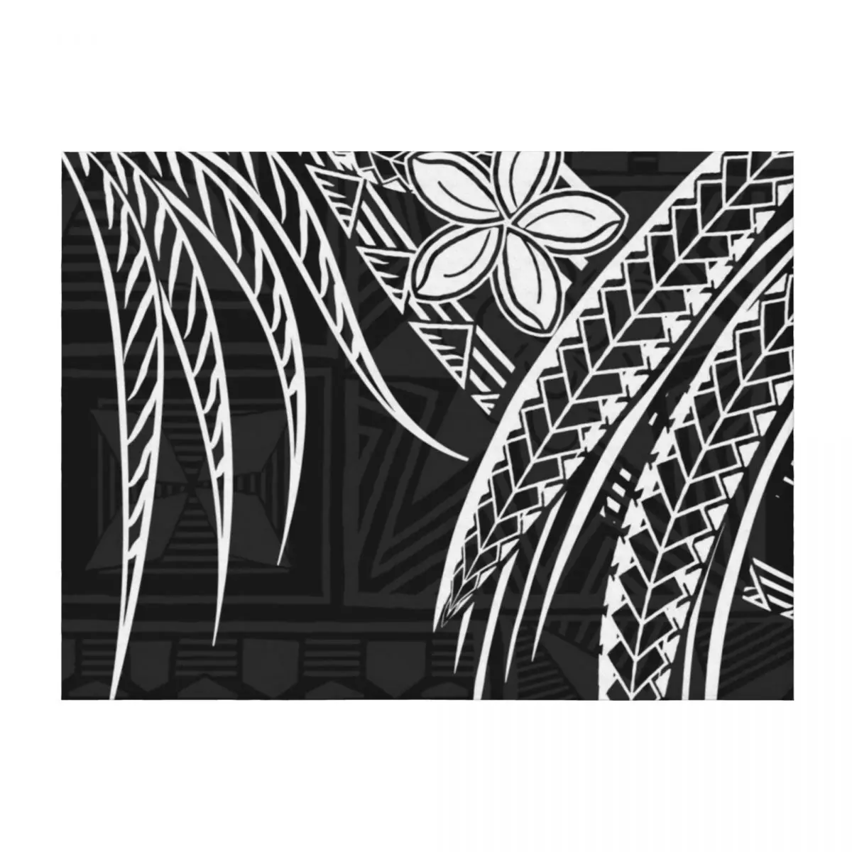 

Vintage Samoan Tapa Print Throw Blanket Thermals For Travel Decorative Sofa warm for winter Soft Plaid Blankets