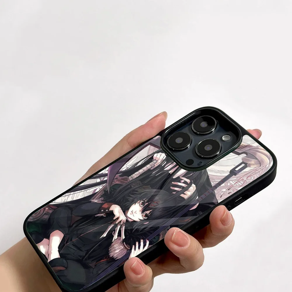 Anime JUUZOU SUZUYA Tokyo Ghouls Phone Case For IPhone 11 12 13 14 15 16 Plus Pro Max Mirror Acrylic PC TPU Cover