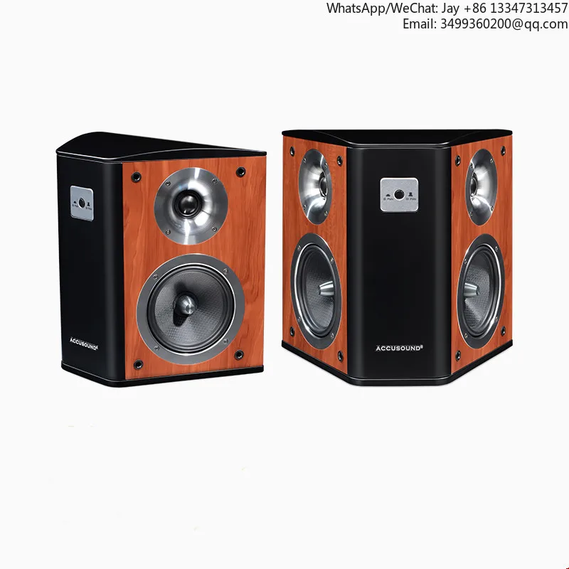 

Пассивная Hi-Fi акустическая система YG-002 5.1 для домашнего кинотеатра, дипольные биполярные объемные колонки, деревянные, настенные