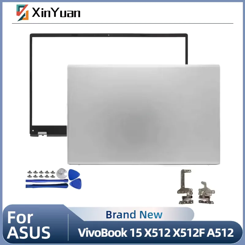 

Новинка для ноутбука VivoBook 15 X512 X512F A512 A512F F512 F512D V5000F V5000D V5000J, задняя крышка с ЖК-дисплеем, верхний чехол/рамка/петля