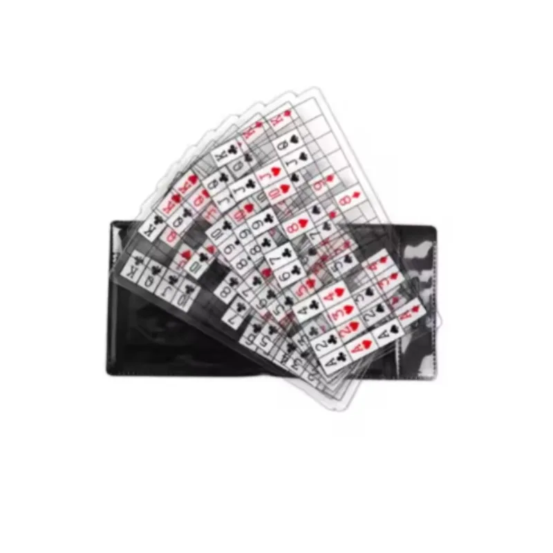 Ensemble de cartes de Perspective-tour de magie de mentalisme pour la télévision et les illusions de chiffres manquants tours de magie de magicien