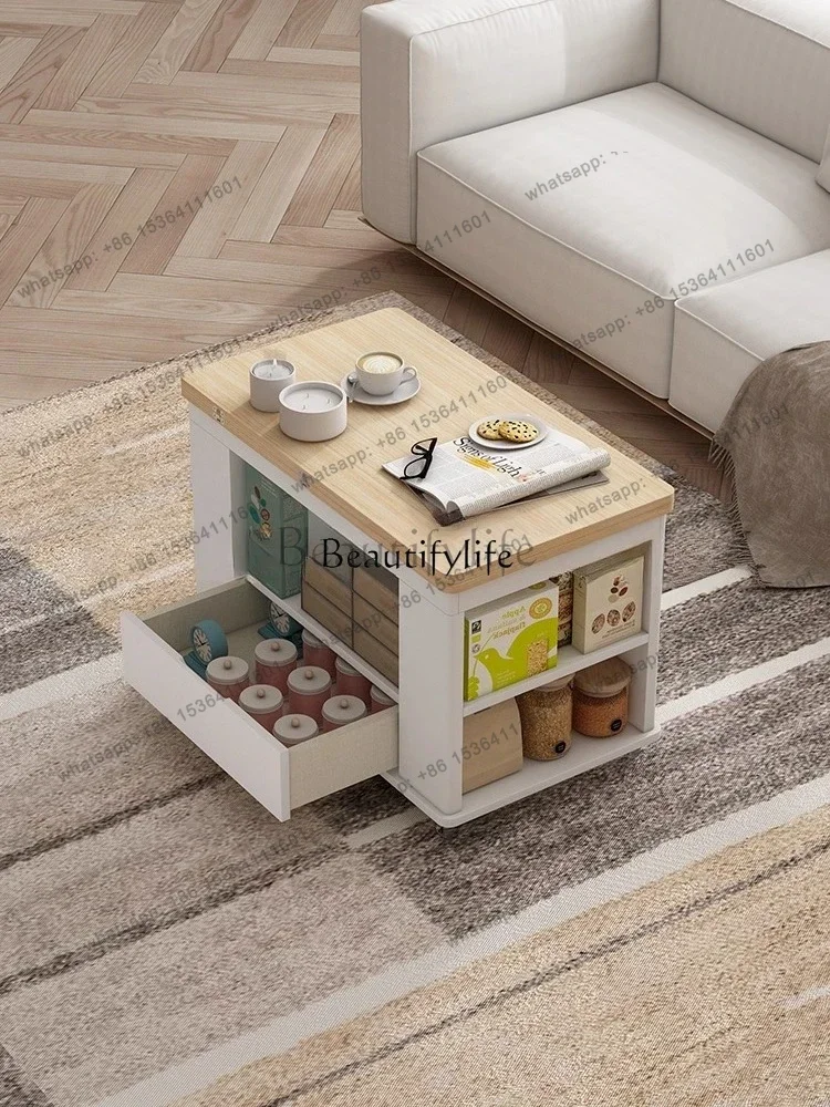 

X4 Ljy Square Coffee Table Living Room Modern Simple High-Value Niche Custom L