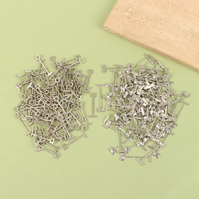 100Pcs 0.9MM 1.5MM Floor Wall Replace Steel Needle Nails Tile Leveling System Ceramic Leveler Construction Toolsruction Tool