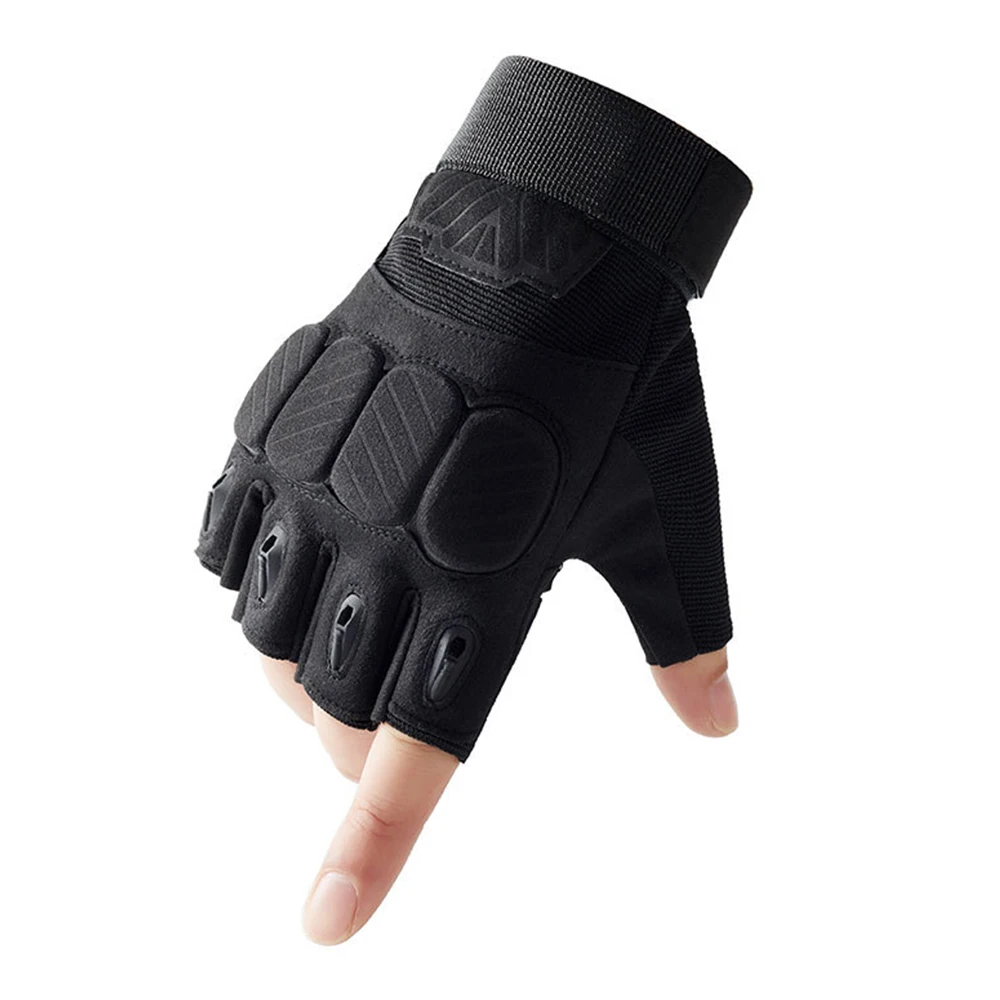 Tactical Gloves Half Finger Outdoor Mountaineering Protection Wear-resistant Anti Slip Fitness Training New Riding Gloves Men